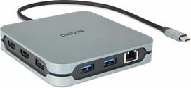 Dicota D32057 interface hub USB Type-C 10000Mbit/s Silver