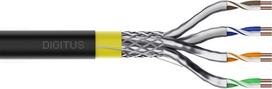 Digitus CAT 7A S/FTP data cable - outdoor installation cable, 50 m ring, simplex, PE