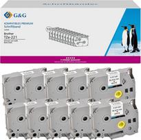 G&G 20101 label-making tape Black on white TZe
