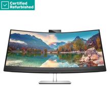 Hp Renew RENEW SILVER HP E34m G4 Curved Conferencing Monitor - 34" 3440x1440 WQHD 400-nit 75Hz AG, Curved, VA, USB-C(65W)/HDMI/DisplayPort, 4x USB-A, speakers, 5MP webcam, RJ-45 LAN, height adjustable/tilt/swivel, 1 years / 40Z26AAR#ABB