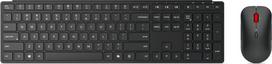 Lenovo 4X31S04814 keyboard Mouse included Office RF Wireless + Bluetooth German Black
