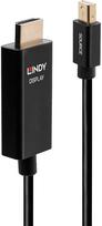 Lindy 3m Active Mini DisplayPort to HDMI Cable with HDR