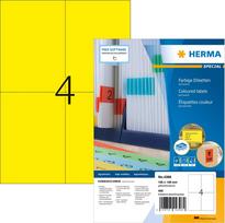 No Name HERMA Coloured Labels A4 105x148 mm yellow paper matt 400 pcs.