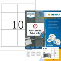 No Name HERMA Repositionable address labels A4 96x50.8 mm white Movables paper matt 1000 pcs.