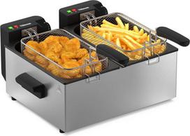 Tristar Double deep fryer | FR-9342 | Power 3600 W | Capacity 6 L | Silver