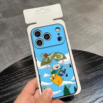 A-Adventure T-TimeS Phone Case For IPhone 17 Air 16 E Pro Max 15 14 13 Mini 12 Pro 11 Max Plus Black Soft Shell iPhone 14 blue