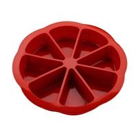 Food Grade Silicone Baking Molds Triangle Shape Mould Kitchen Bakeware For Homemades Cakes And Dessert raudona