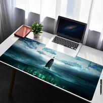 Anime Deskmat XXL Laptop Locking Edge Table Mat Rubber Gaming Mouse Mat B-Bioshocks Keyboard Carpet Mouse Pad Office Pc Deskmat 30cmx60cm