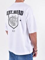 Basic Oversized T-Shirt Graphic AZAT MARD 610 XL gray