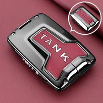 Tank 300 Key Case - Unisex Metal Shell Buckle, Full Coverage, Special Challenger Edition brown