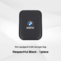 Automobilio porankio dėžutės paminkštinimas Laikymo krepšys BMW X1X2X3 X5X6 X7 1 3 5 6 7 serijoms E38 E46 E70 E90 G20 G30 Odinė kilimėlio centrinės konsolės užvalkalas white