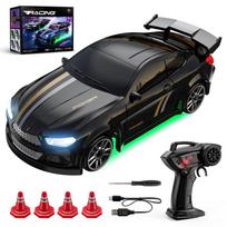 1/64 Scale Drift RC Car - 2.4GHz Desktop Mini Racing Model with ESP, 4WD Remote Control Vehicle, Toy for Adults & Kids, Ideal Gi gray