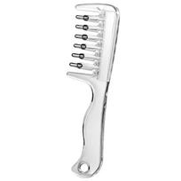 Scalp Hair Oil Applicator Comb, Elastic Roller Ball Liquid Guiding Massage Comb for Hair Growth Anti‑Hair Loss Essential Oil Hair Care Tool 1 comb white