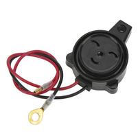 Backup Horn Reversing Buzzer 105db Loud Sound for Car Truck SUV Motorcycle black