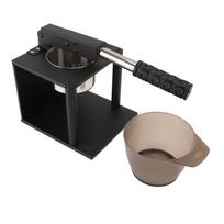 Manual Juicer Orange Juice Squeezer Hand Press Citrus Juicer Stainless Steel Countertop Squeezer L black