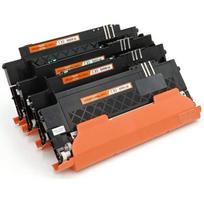 Toners Pure-Color Replacement for Samsung CLT-404S CLT-K404S CLT-C404S CLT-M404S CLT-Y404S (BK - C - M - Y, 4 pieces) 3432