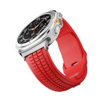 Soft Silicone Watchband for Samsung Galaxy Watch Ultra 2025 47mm Luxury Sports Bracelet For GALAXY Watch ULTRA 2024 47MM Straps Galaxy Ultra 2025 black