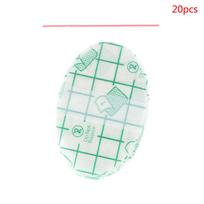 Vandeniui atsparus ausų lipdukas Pu plėvelės maudymosi apsauginė ausų priežiūra 20pcs white