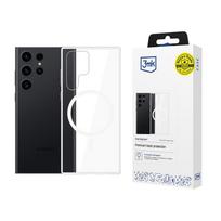 3mk Clear MagCase dėklas Samsung Galaxy S23 Ultra, skaidrus