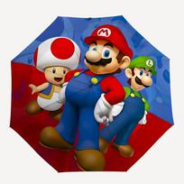 1pc Super Mario Bros Automatic Umbrella - 8-Rib Foldable Design, Outdoor Adventures, Durable Canopy Material yy250823150 red