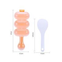 2PC/Set Creativity Rice Ball Molds Sushi Mold Maker Do-it-yourself Sushi Maker Onigiri Kitchen Sushi Making Tools Bento Accessories white