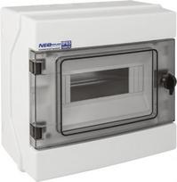 RH-8 NEO Hermetic distribution board with terminals 1x8, N+PE, 260x260x138mm 36.8 | 5905548284408