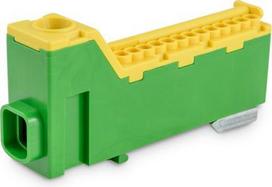 TLC14ZZ 1.5-2.5/25 63A 690V Screwless distribution block, green/yellow 49.1403 | 5905548287393