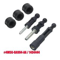 Variklio dangčio guminio tarpiklio komplektas #4M5G-6A994-AA/1434444 Tvirtinimo elementai black