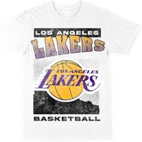 Philcos NBA Los Angeles Lakers Laker's Skyline Logo Solid White White T-Shirt L įvairiaspalvis