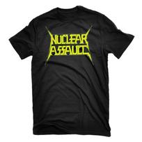 NUCLEAR ASSAULT Logo T-Shirt NEW! Relapse Records TS3019 5XL įvairiaspalvis