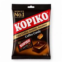 Kopiko Originalios kavos saldainiai Cappuccino kieti saldainiai 140g # Coffee Candy*1pack red
