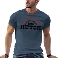 Hutch Vintage Bmx Logo Tshirt Classic Basic Casual Tshirt 3XL black