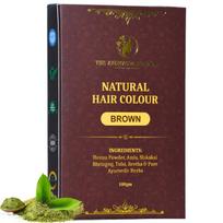 The Ayurveda Rituals - Natural Beard & Moustache Brown Hair Colour For Men | 100% Natural | Ammonia & PPD Free | Herbal Organic Hair Colour | Plant