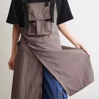Vest-Style Catering Apron Comfortable Waiter Work Apron Fashion Cross Strap Apron  For Home Cooking kava