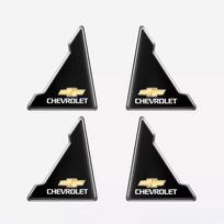4Pcs Car Door Silicone Buffer Stickers Anticollision Anti Scratch For Chevrolet Spark Captiva Cruze Malibu Equinox Trax Camaro black