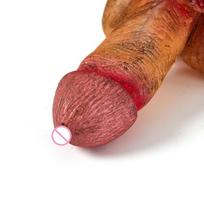 Nupjautas kruvinas netikras baisus varpos varpos penis Helovinas Baisus kruvinas sulaužytas kūno dalis vakarėlio ornamentas siaubo rekvizitai vargonų dekoras one size brown