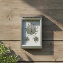 MultiFunction Meteorological Station | Brushed metal Finish, with gray