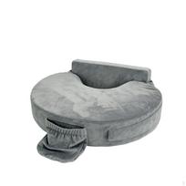 Žindymo pagalvė su kišene Ergonomiška atrama Nuimamas užvalkalas gray