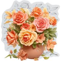 Rose Flower Silicone Molds Flower Fondant Mold Cake Decorating Tools Cupcake Topper Candy Chocolate Gumpaste Mold pilka spalva