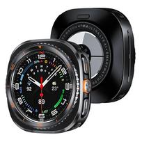 Metal Protective Case For Samsung Galaxy Watch Ultra 2025 PC&Alloy Hard Cover For Galaxy Watch 7 Ultra 47mm Bumper Accessories Galaxy Ultra 2025 gray