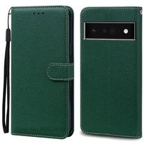 Pixel 6/6Pro/6A Case For Google Pixel 6 Pro Case Flip Leather Wallet Cover For Google Pixel 6A Case Protective Book Cover Capa For Pixel 6A black