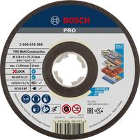 Bosch PRO Multi Material X-LOCK pjovimo diskas 115 x 1 x 22,23 mm