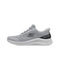 Skechers Skech-Lite Pro 2.0 Solid Color Comfortable Breathable Running Shoes Men sneakers 233183-GYBK 43 gray
