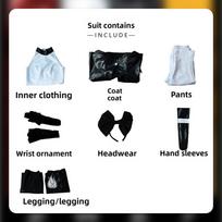Rwby Ruby Rose Weiss Schnee Cosplay Costume With Polyester For Role Playing And Cosplay Gatherings XXXL juoda