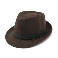 Pavasaris Vasara Vyriškos Skrybėlės Fedora Viršutinė Džiazo Skrybėlė Kibirėlio Boulerio Skrybėlės Chapeau Skrybėlės Fedora Skrybėlė Moteriška Juoda Skrybėlė Vestuvinė Skrybėlė Kepurės ruda