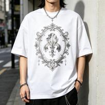Edgy Baroque and Fleurdelis Graphic TShirts for Unisex Unisex Breathable Tees Perfect Summer Outfits and Street Style S