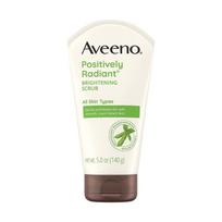 Aveeno Positively Radiant Odą skaistinantis šveičiamasis prausiklis 140g + Atvirukų rinkinys, 1 vnt. white