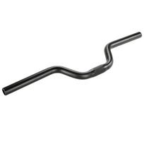 25.4*520mm Cycling Bicycle Handlebar MTB Mountain Bike Aluminum Alloy Riser Handlebar Road Bike Fixie Bicycles Riser Bar Handlebar gray