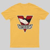 1984 George Orwell Ingsoc 100% Cotton Summer Casual Cool Loose T-Shirt XL tamsiai mėlyna spalva