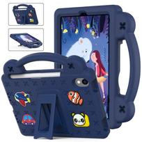 For iPad Mini 6 6th Generation Case Kids Safe EVA Cartoon Tablet Cover Air 11 10.9 mini 7 5 4 3 2 1 Shockproof Stand Shell For iPad Mini 4 2015 tamsiai mėlyna spalva